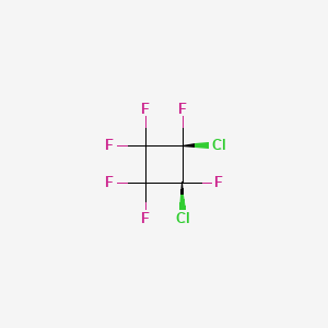 Cyclobutane, 1,2-dichloro-1,2,3,3,4,4-hexafluoro-, (1R,2S)-rel-