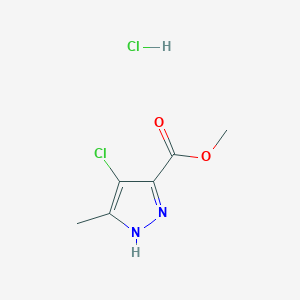 methyl 4-chloro-5-methyl-1H-pyrazole-3-carboxylate hydrochloride