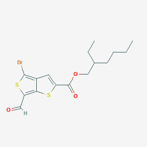 Thieno[3,4-b]thiophene-2-carboxylic acid, 4-bromo-6-formyl-, 2-ethylhexyl ester