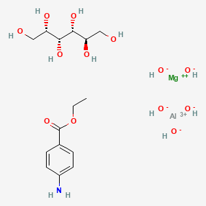 molecular formula C15H30AlMgNO13 B1208966 Almagel A-neo CAS No. 76741-92-9