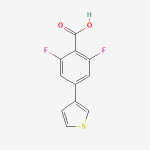 2,6-Difluoro-4-(thiophen-3-yl)benzoic acid