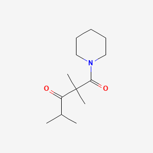 1-(3-Oxo-2,2,4-trimethylvaleryl)piperidine