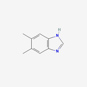 molecular formula C9H10N2 B1208971 5,6-Dimethylbenzimidazole CAS No. 582-60-5