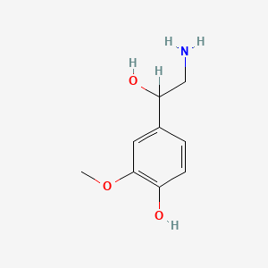 molecular formula C9H13NO3 B1208972 去甲肾上腺素 CAS No. 97-31-4
