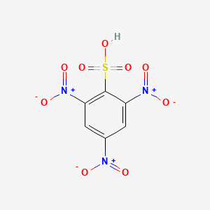 molecular formula C6H3N3O9S B1208975 2,4,6-Trinitrobenzenesulfonic acid CAS No. 2508-19-2