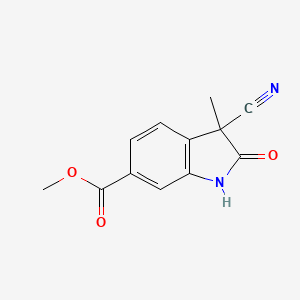 Methyl 3-cyano-3-methyl-2-oxoindoline-6-carboxylate