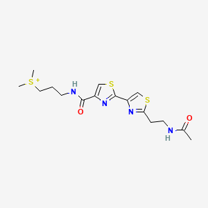 molecular formula C16H23N4O2S3+ B1208982 Acetyldipeptide A2 CAS No. 81645-12-7
