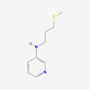 molecular formula C9H14N2S B12089828 N-[3-(Methylsulfanyl)propyl]pyridin-3-amine 