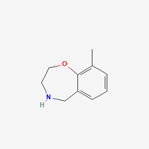 molecular formula C10H13NO B12089830 9-Methyl-2,3,4,5-tetrahydro-1,4-benzoxazepine 