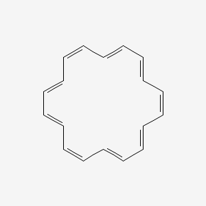 molecular formula C18H18 B1208986 [18]环烯 CAS No. 2040-73-5