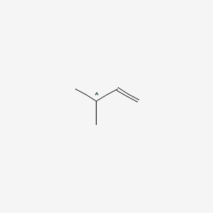 molecular formula C5H9 B1208987 3-Methyl-2-butenyl CAS No. 29791-12-6