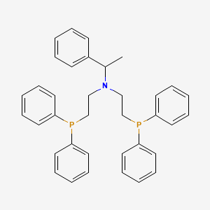 molecular formula C36H37NP2 B12089887 S(-)-N,N-Bis(2-diphenylphosphinoethyl)-1-phenylethylamine 