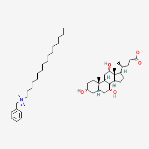 molecular formula C49H85NO5 B1208989 Bma cholate CAS No. 88428-97-1