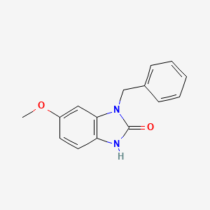 molecular formula C15H14N2O2 B12089895 1-Benzyl-6-methoxy-1H-benzo[d]imidazol-2(3H)-one 