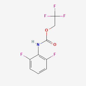 2,2,2-trifluoroethyl N-(2,6-difluorophenyl)carbamate