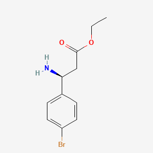 ethyl (3S)-3-amino-3-(4-bromophenyl)propanoate