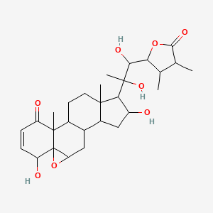 molecular formula C28H40O8 B1208997 异卡拉内酯 A CAS No. 71801-45-1