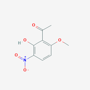 molecular formula C9H9NO5 B12089971 1-(2-Hydroxy-6-methoxy-3-nitrophenyl)ethanone CAS No. 38226-01-6