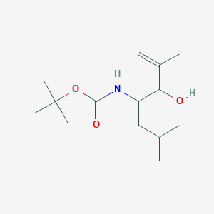 N-[(1S)-2-Hydroxy-3-methyl-1-(2-methylpropyl)-3-buten-1-yl]-carbamicAcid1,1-DimethylethylEster