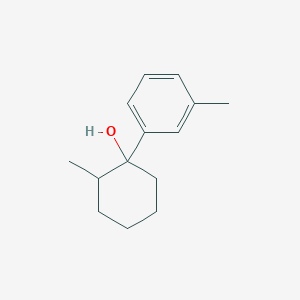 molecular formula C14H20O B12090035 2-Methyl-1-(3-methylphenyl)cyclohexan-1-OL 