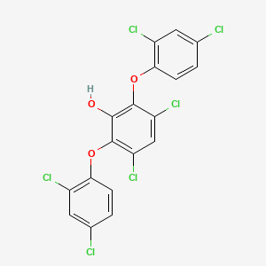 2,6-Bis(2,4-dichlorophenoxy)-3,5-dichlorophenol