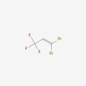 molecular formula C3HBr2F3 B12090105 1,1-Dibromo-3,3,3-trifluoro-1-propene 