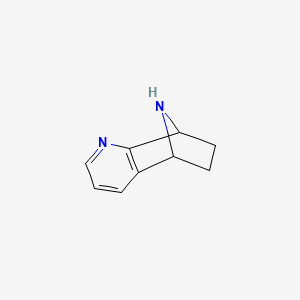 molecular formula C9H10N2 B12090147 5,6,7,8-Tetrahydro-5,8-epiminoquinoline 