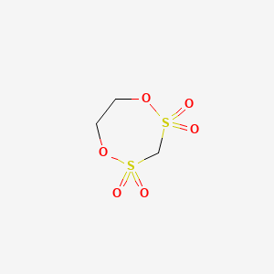 molecular formula C3H6O6S2 B1209029 环二酮 CAS No. 99591-73-8