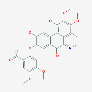 molecular formula C29H25NO9 B12090293 3-Methoxyoxohernandaline 