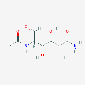 molecular formula C8H14N2O6 B12090305 2-Acetamido-2-deoxy-D-galacturonamide 