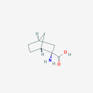 molecular formula C8H13NO2 B12090313 Bicyclo(2.2.1)heptane-2-carboxylic acid, 2-amino-, endo- 