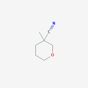 molecular formula C7H11NO B12090319 3-Methyltetrahydro-2H-pyran-3-carbonitrile 