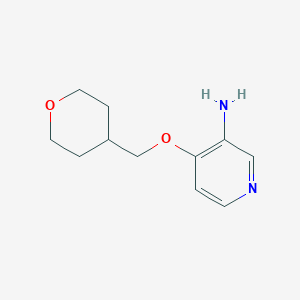 4-[(Oxan-4-yl)methoxy]pyridin-3-amine