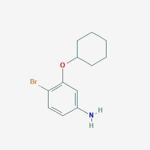 4-Bromo-3-(cyclohexyloxy)aniline