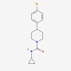 molecular formula C15H19BrN2O B12090443 4-(4-Bromophenyl)-N-cyclopropylpiperidine-1-carboxamide 