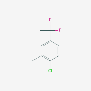 1-Chloro-4-(1,1-difluoroethyl)-2-methylbenzene