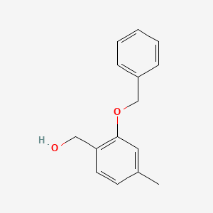 4-Methyl-2-phenylmethoxybenzenemethanol