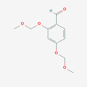 molecular formula C11H14O5 B12090505 2,4-Bis(methoxymethoxy)benzaldehyde CAS No. 13709-06-3