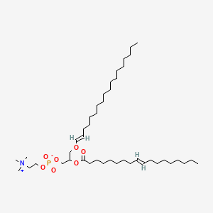 1-(1Z-Octadecenyl)-2-oleoyl-sn-glycero-3-phosphocholine