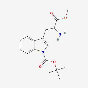 tert-Butyl (r)-3-(2-amino-3-methoxy-3-oxopropyl)-1h-indole-1-carboxylate