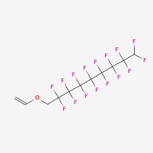 molecular formula C11H6F16O B12090549 1,1,2,2,3,3,4,4,5,5,6,6,7,7,8,8-Hexadecafluoro-9-(vinyloxy)nonane CAS No. 71726-31-3