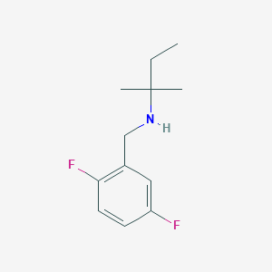 [(2,5-Difluorophenyl)methyl](2-methylbutan-2-yl)amine