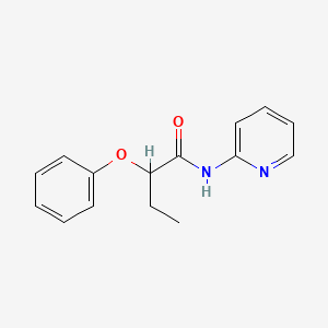 molecular formula C15H16N2O2 B1209059 2-phenoxy-N-(2-pyridinyl)butanamide 