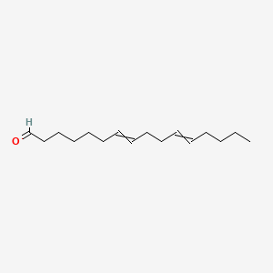 molecular formula C16H28O B1209067 7,11-Hexadecadienal 