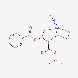 molecular formula C19H25NO4 B1209068 Benzoylecgonine isopropyl ester 
