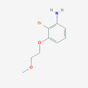 2-Bromo-3-(2-methoxyethoxy)aniline