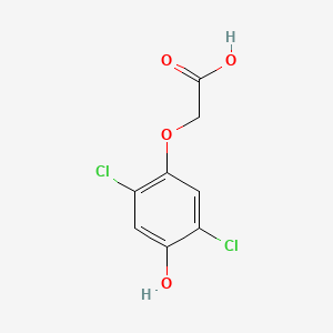 molecular formula C8H6Cl2O4 B1209072 2,5-Dichloro-4-hydroxyphenoxyacetic acid CAS No. 2639-78-3
