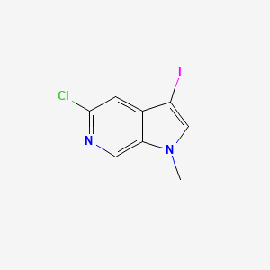 5-Chloro-3-iodo-1-methyl-pyrrolo[2,3-c]pyridine