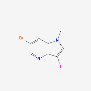 6-bromo-3-iodo-1-methyl-1H-pyrrolo[3,2-b]pyridine