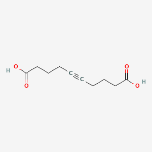 molecular formula C10H14O4 B1209076 5-Decynedioic acid CAS No. 3646-44-4